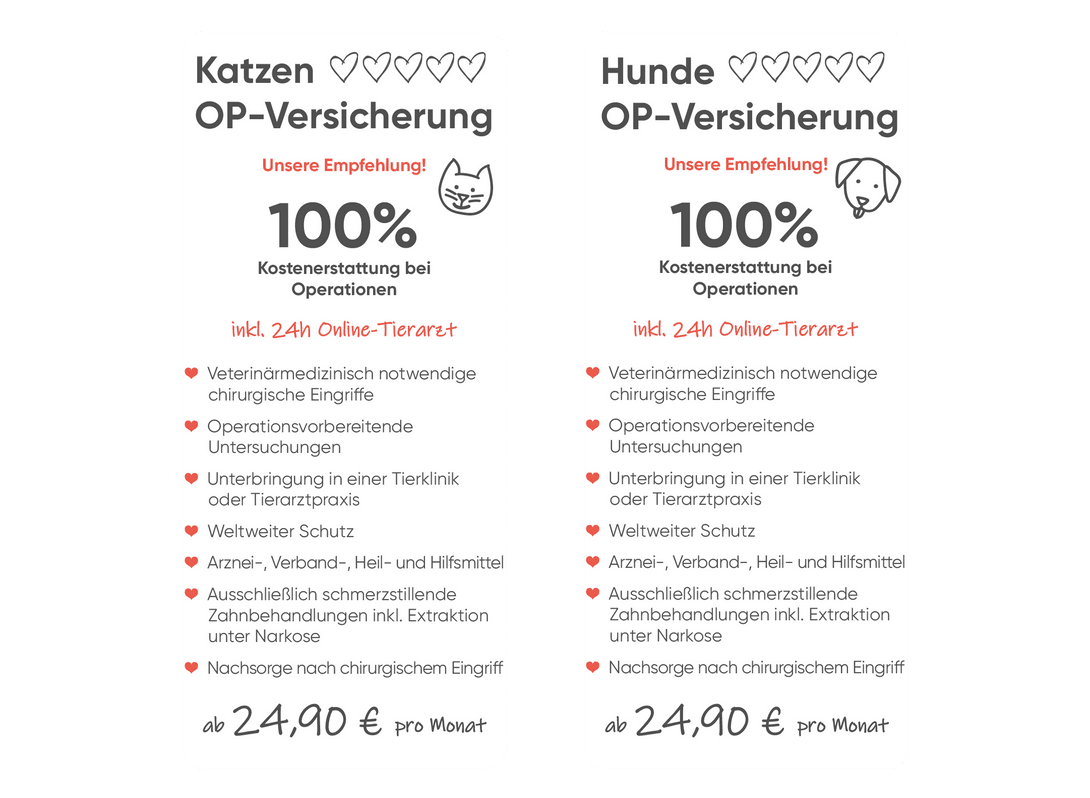 OP-Versicherung Übersicht Tarife